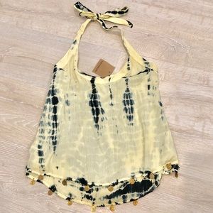 EARTHBOUND 🌎 Tie-Dye Halter Top with Coins